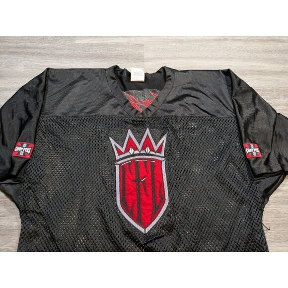 Vintage West Coast Choppers Jesse James CFL Football Jersey Majestic Black Large - Picture 4 of 12